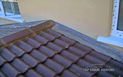 New tile roof