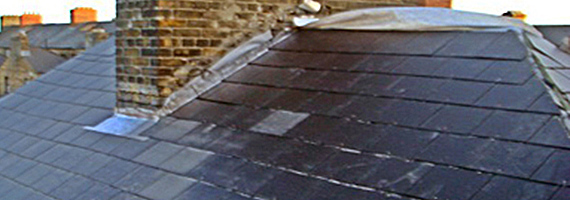 Slate Roof Before and After